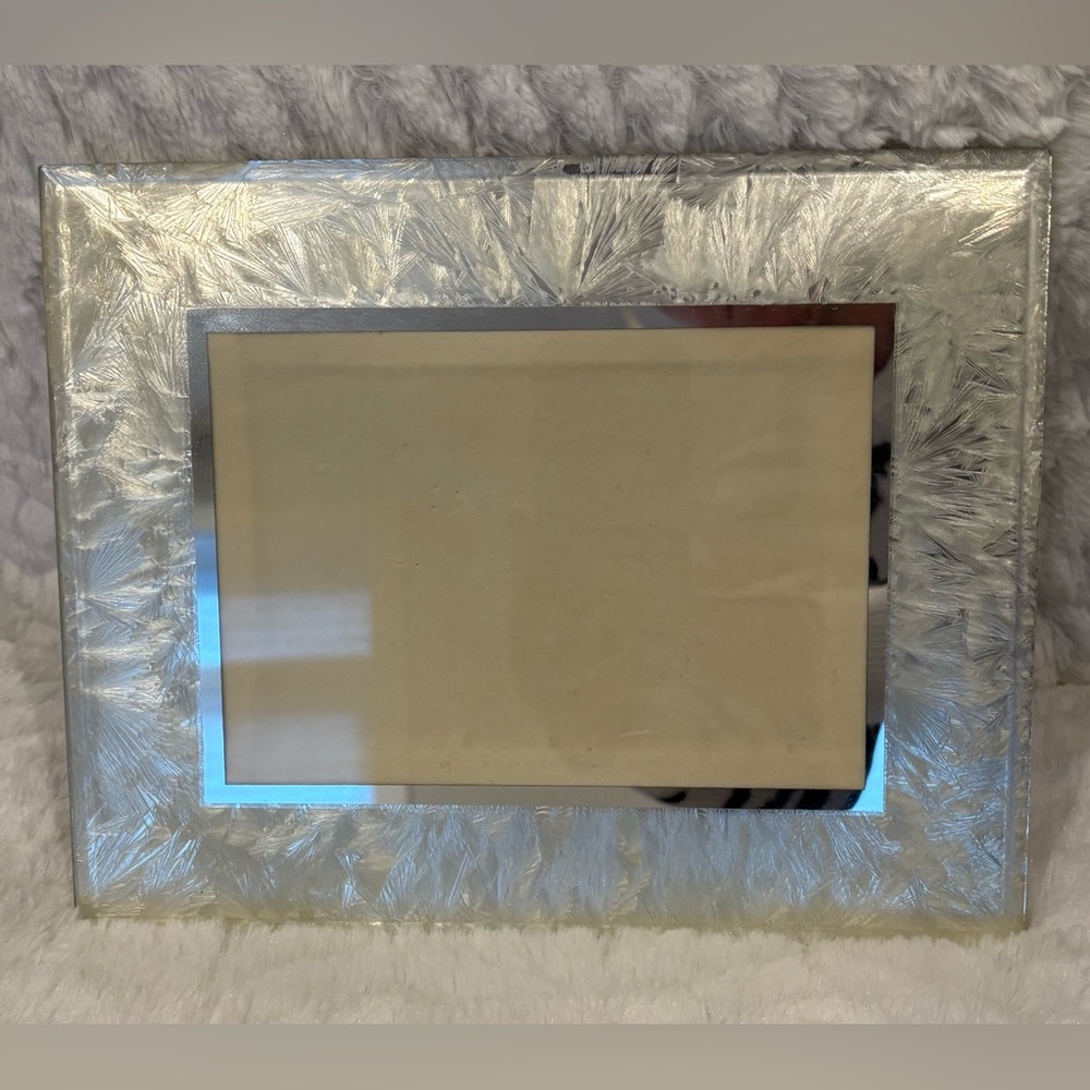 Silver Textured Picture Frame 5 x 7